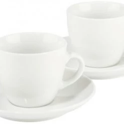 Kochen & Backen Zubehör XavaX Espressotassen-Set Vacant 4-tlg Weiß