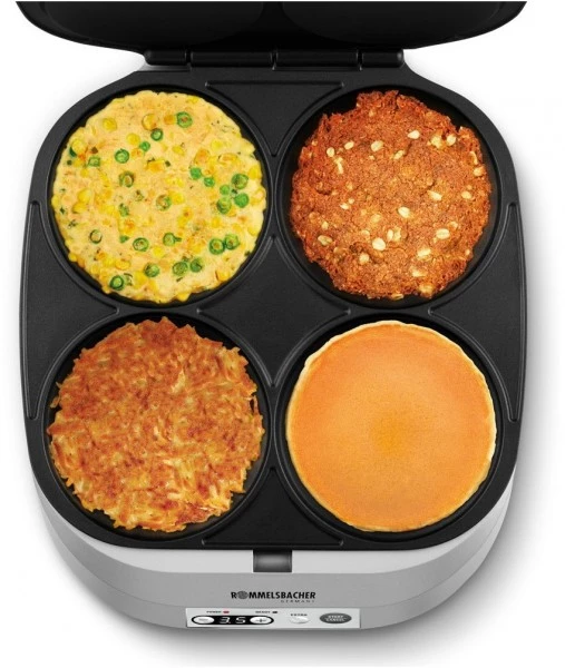 Waffelautomaten Rommelsbacher PC 1800 Waffelautomat Silber 5 Waffelautomaten Rommelsbacher PC 1800 Waffelautomat Silber – Bild 3