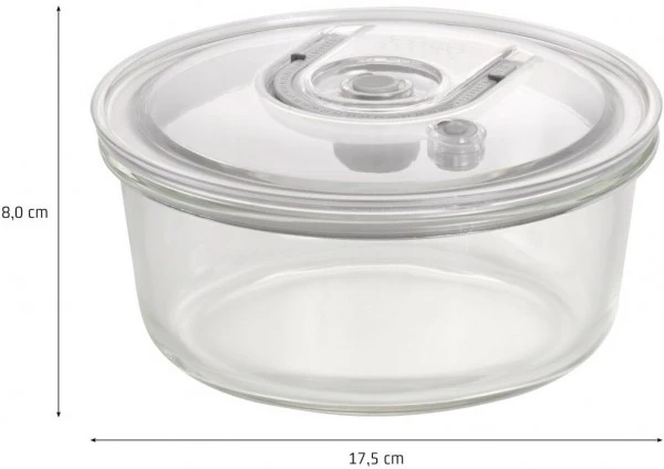 Zubehör Für Küchenkleingeräte Caso Vakuumbehälter Set Rund Vakuumier-Zubehör 8 Zubehör Für Küchenkleingeräte Caso Vakuumbehälter Set Rund Vakuumier-Zubehör – Bild 6