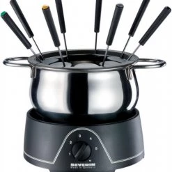 Fondue Sets Severin FO 2400 Fondue Schwarz/chrom