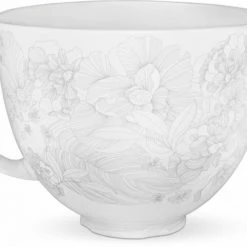 Kochen & Backen Zubehör KitchenAid 5KSM2CB5PWF Keramikschüssel 4,7L Küchenmaschinen-Zubehör Whispering Floral