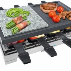 Raclette Grills Steba RC 88 Raclette Edelstahl/schwarz