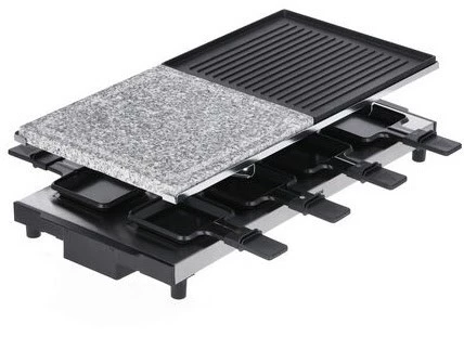 Raclette Grills Severin RG 2373 Raclette Edelstahl/schwarz 7 Raclette Grills Severin RG 2373 Raclette Edelstahl/schwarz – Bild 5