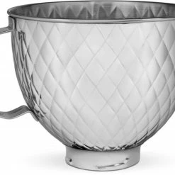 Kochen & Backen Zubehör KitchenAid 5KSM5SSBQB Edelstahlschüssel 4,8L Küchenmaschinen-Zubehör Quilted