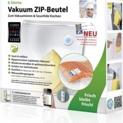 Zubehör Für Küchenkleingeräte Caso Zip-Beutel 20x23cm, 20St. Vakuumier-Zubehör