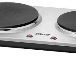 Geschirr- Und Kochplattenwärmer BOMANN DKP 5033 E CB Doppelkochplatte Edelstahl