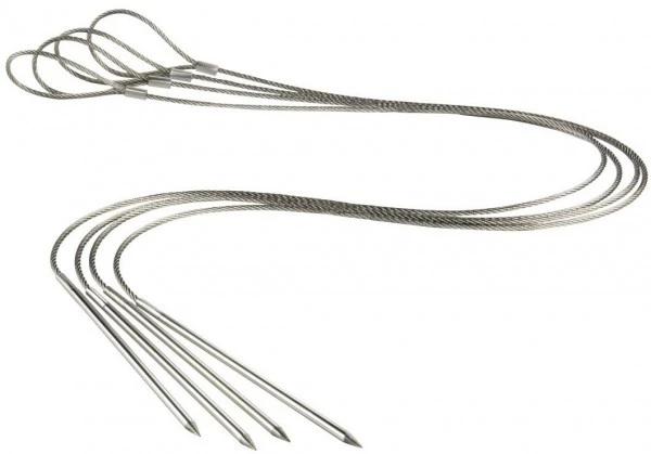 Kochen & Backen Zubehör XavaX Flexibles Grillspieß-Set Edelstahl 3 Kochen & Backen Zubehör XavaX Flexibles Grillspieß-Set Edelstahl