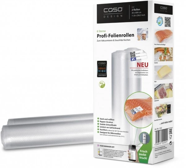 Zubehör Für Küchenkleingeräte Caso Folienrolle 30x600 - 2Stk. Folienschweissgeräte-Zubehör 3 Zubehör Für Küchenkleingeräte Caso Folienrolle 30x600 - 2Stk. Folienschweissgeräte-Zubehör