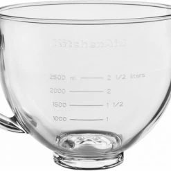 Kochen & Backen Zubehör KitchenAid 5KSM5GB Glasschüssel 4,7L Küchenmaschinen-Zubehör Transparent -Raclette Grills Verkaufsgeschäft 2f4f5ba7 0b8b 4262 8fbb c687e0a19a51 600x600