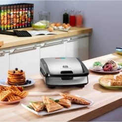 Waffelautomaten Tefal SW857D Waffelautomat Edelstahl/schwarz -Raclette Grills Verkaufsgeschäft 35f69a01 e442 4d61 9e96 70fdb1307afd 600x600