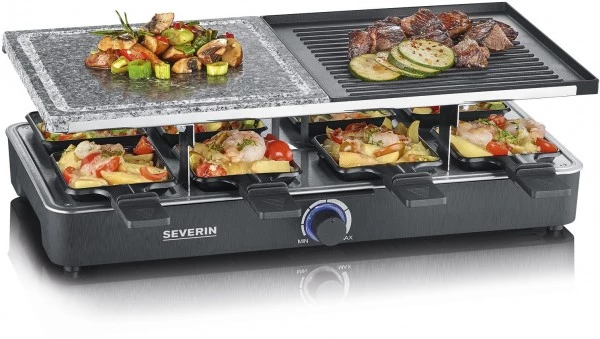 Raclette Grills Severin RG 2376 Raclette Schwarz 4 Raclette Grills Severin RG 2376 Raclette Schwarz – Bild 2