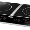 Geschirr- Und Kochplattenwärmer Unold 58175 Elegance Doppel-Induktionskochplatte Schwarz