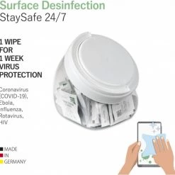 Kochen & Backen Zubehör 4smarts MyGuard POS Oberflächendesinfektion (50Stk.) StaySafe Weiß