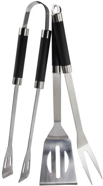 Kochen & Backen Zubehör XavaX Grillbesteck-Set Edelstahl 3-teilig 3 Kochen & Backen Zubehör XavaX Grillbesteck-Set Edelstahl 3-teilig