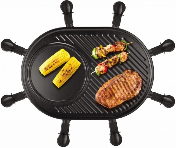 Raclette Grills Unold 48795 Raclette Gourmet Schwarz 6 Raclette Grills Unold 48795 Raclette Gourmet Schwarz – Bild 4