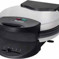 Waffelautomaten Tefal WM310D Ultracompact Waffelautomat Edelstahl Matt Gebürstet/schwarz Ma
