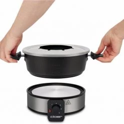 Fondue Sets Cloer 6679 Fondue Edelstahl/schwarz 10 Fondue Sets Cloer 6679 Fondue Edelstahl/schwarz -Raclette Grills Verkaufsgeschäft 482c3a81 72e6 416c 99f6 33f489c1c869 600x600