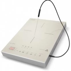 Geschirr- Und Kochplattenwärmer Caso TC2100 Thermo Control Induktionskochplatte Silber