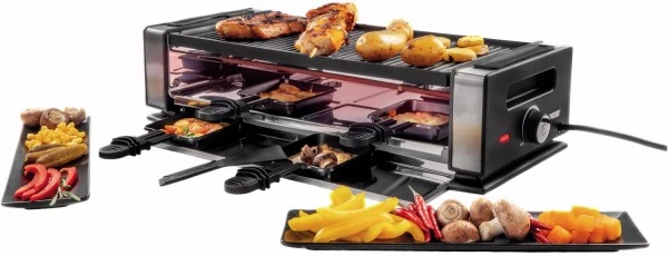 Raclette Grills Unold 48760 Delice Basic Raclette Edelstahl/schwarz 6 Raclette Grills Unold 48760 Delice Basic Raclette Edelstahl/schwarz – Bild 4