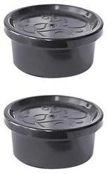 Wasserzubereitung SodaStream Deckel Glaskaraffen 2er Set Wasser Zu-/Aufbereiter-Zubehör