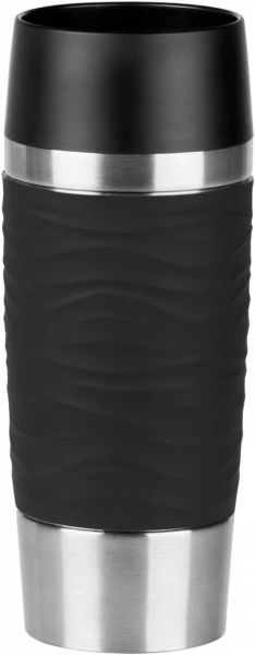 Kochen & Backen Zubehör Emsa Travel Mug Waves 0,36L Isolierbecher Schwarz 3 Kochen & Backen Zubehör Emsa Travel Mug Waves 0,36L Isolierbecher Schwarz