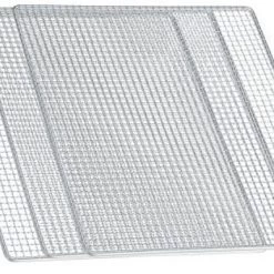 Kochen & Backen Zubehör Graef Tablett Edelstahl (3er-Set) Dörrautomat-Zubehör Für DA 506 Edelstahl