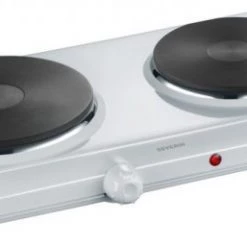 Geschirr- Und Kochplattenwärmer Severin DK 1042 Doppelkochplatte Weiß