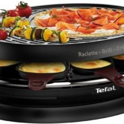Raclette Grills Tefal RE3200 3in1 Store'In Raclette Schwarz