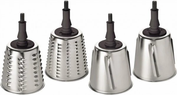 WMF Profi Plus Gemüseschneider 4-tlg. Küchenmaschinen-Zubehör Schwarz/cromargan Matt 4 WMF Profi Plus Gemüseschneider 4-tlg. Küchenmaschinen-Zubehör Schwarz/cromargan Matt – Bild 2