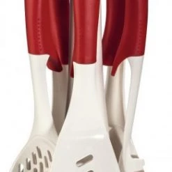 Kochen & Backen Zubehör XavaX Küchenhelfer-Set Aus Nylon Rot/weiß