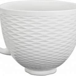 KitchenAid 5KSM2CB5TLW Keramikschüssel 4,7L Küchenmaschinen-Zubehör Strukturiert