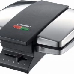 Waffelautomaten Cloer 1431 Waffelautomat Edelstahl /schwarz