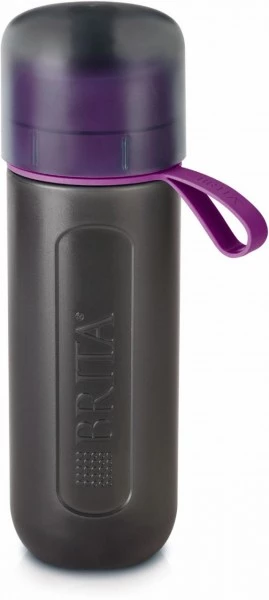 Wasserzubereitung BRITA Fill & Go Active Trinkflasche Mit Wasserfilter Lila 4 Wasserzubereitung BRITA Fill & Go Active Trinkflasche Mit Wasserfilter Lila – Bild 2