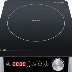 Geschirr- Und Kochplattenwärmer Steba IK 55 Induktionskochplatte Schwarz/silber