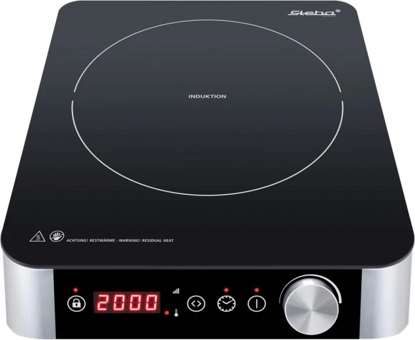 Geschirr- Und Kochplattenwärmer Steba IK 55 Induktionskochplatte Schwarz/silber 3 Geschirr- Und Kochplattenwärmer Steba IK 55 Induktionskochplatte Schwarz/silber