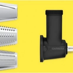 Kochen & Backen Zubehör Carrera 18016011 Reibe-Aufsatz Küchenmaschinen-Zubehör Graphitgrau/titan