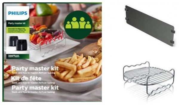 Zubehör Für Küchenkleingeräte Philips HD9950/00 Party-Kit Für Airfryer-XX Fritteusen-Zubehör 3 Zubehör Für Küchenkleingeräte Philips HD9950/00 Party-Kit Für Airfryer-XX Fritteusen-Zubehör