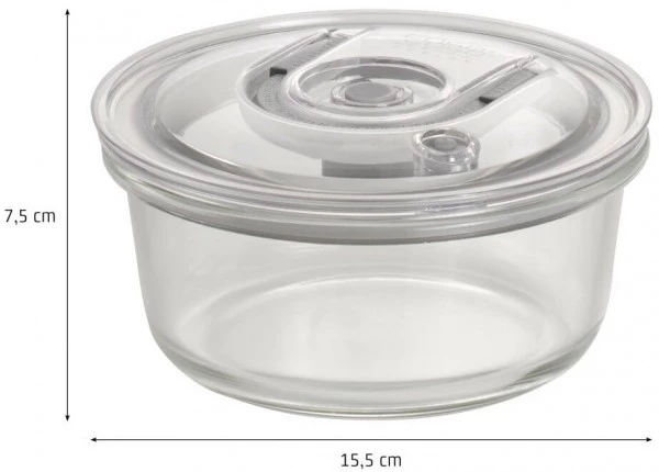 Zubehör Für Küchenkleingeräte Caso Vakuumbehälter Set Rund Vakuumier-Zubehör 7 Zubehör Für Küchenkleingeräte Caso Vakuumbehälter Set Rund Vakuumier-Zubehör – Bild 5