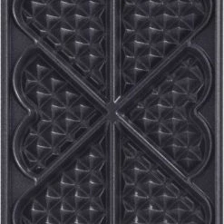 Zubehör Für Küchenkleingeräte Tefal XA8006 Platte Herzwaffeln Nr.6 Backuntensil Schwarz/edelstahl
