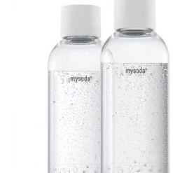 Wasserzubereitung Mysoda Bottle 2 Pack (1L) Wasser Zu-/Aufbereiter-Zubehör White
