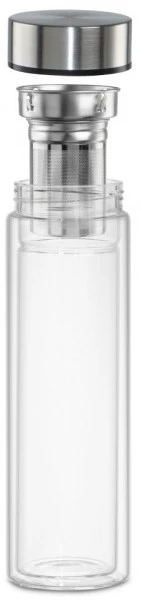 Kochen & Backen Zubehör XavaX Trinkflasche Aus Glas (450ml) Mit Sieb Blau 6 Kochen & Backen Zubehör XavaX Trinkflasche Aus Glas (450ml) Mit Sieb Blau – Bild 4