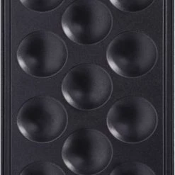 Zubehör Für Küchenkleingeräte Tefal XA8012 Platte Küchlein Nr.12 Backuntensil Schwarz/edelstahl