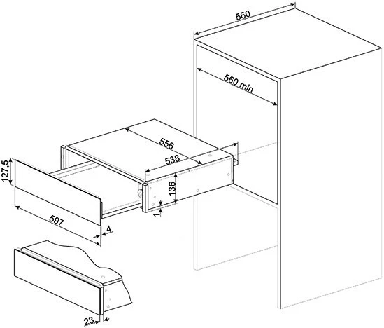 Geschirr- Und Kochplattenwärmer Smeg CPR915P Speisen-/Geschirrwärmer Creme 4 Geschirr- Und Kochplattenwärmer Smeg CPR915P Speisen-/Geschirrwärmer Creme – Bild 2