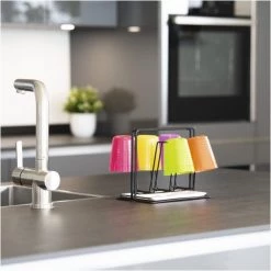 Kochen & Backen Zubehör XavaX Abtropfgestell Mit Flaschenhalter Für Bis Zu 6 Flaschen, Gläser, Bech Schwarz -Raclette Grills Verkaufsgeschäft b479e137 b3cd 4e35 bc82 dbc5f2f87d2b 600x600