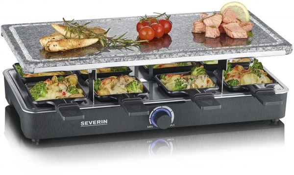 Raclette Grills Severin RG 2378 Raclette Schwarz 4 Raclette Grills Severin RG 2378 Raclette Schwarz – Bild 2