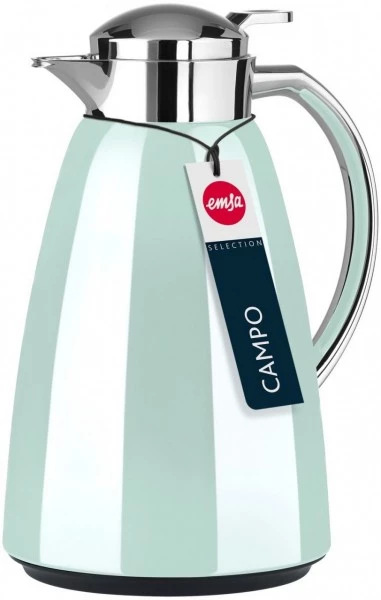 Kochen & Backen Zubehör Emsa CAMPO Isolierkanne 1L Pastell-mint 4 Kochen & Backen Zubehör Emsa CAMPO Isolierkanne 1L Pastell-mint – Bild 2