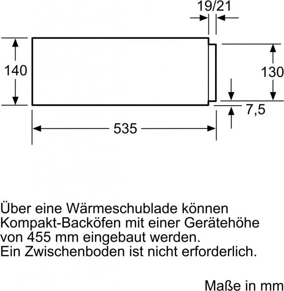 Geschirr- Und Kochplattenwärmer NEFF NHH 1710 N Wärmeschublade Edelstahl 5 Geschirr- Und Kochplattenwärmer NEFF NHH 1710 N Wärmeschublade Edelstahl – Bild 3