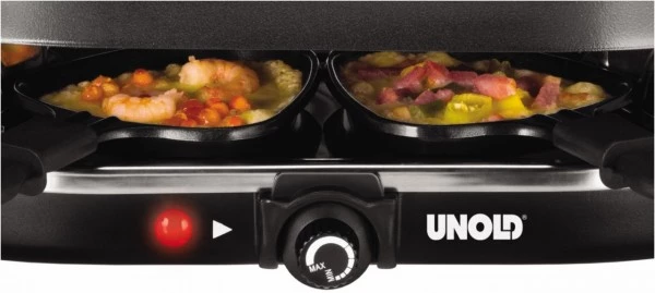 Raclette Grills Unold 48795 Raclette Gourmet Schwarz 5 Raclette Grills Unold 48795 Raclette Gourmet Schwarz – Bild 3