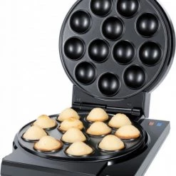 Waffelautomaten Steba CM 3 - 3in1 Donut/Muffin/Cake Pop Maker Edelstahl/schwarz