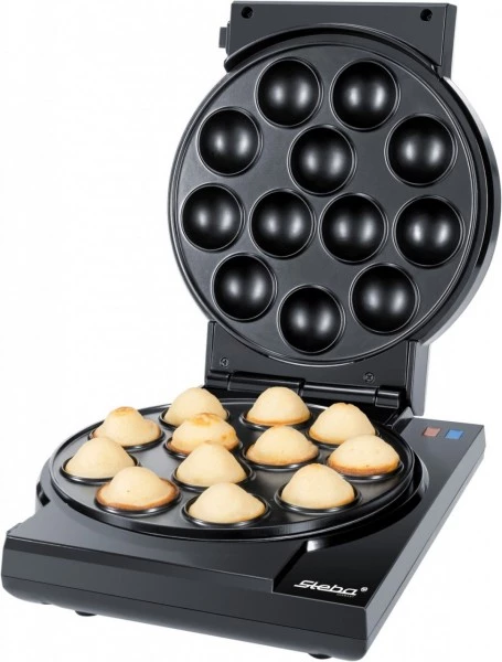 Waffelautomaten Steba CM 3 - 3in1 Donut/Muffin/Cake Pop Maker Edelstahl/schwarz 3 Waffelautomaten Steba CM 3 - 3in1 Donut/Muffin/Cake Pop Maker Edelstahl/schwarz